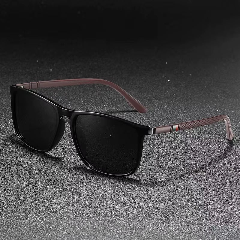 Square Polarized Sun Glasses for Driving Fishing Fashion UV400 Women Men Unisex Sunglasses Brand Designer